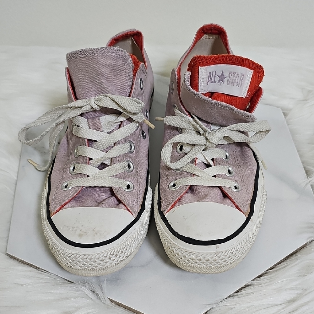 Converse Sneakers - Lilac and Orange Women's SIZE 8